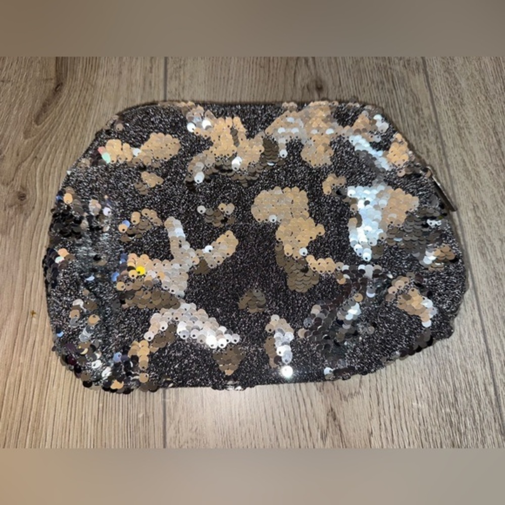 Ulta beauty Sequin makeup bag cosmetic purse